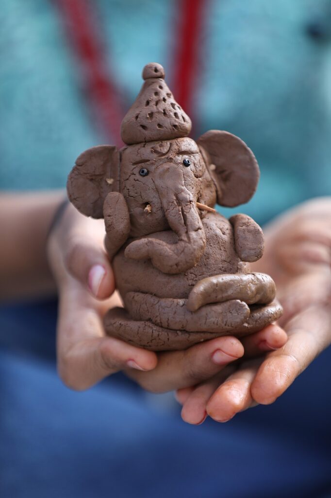ganesha, clay, symbol, figurine, lord, hindu, ganesha, ganesha, ganesha, ganesha, ganesha